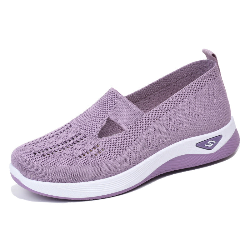 Women Woven Orthopedic Breathable Soft Sole Shoes