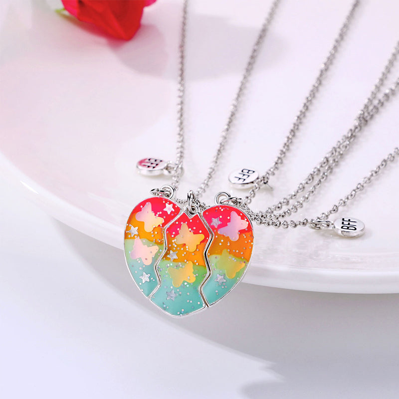 3 Piece Magnetic Necklace Best Friends