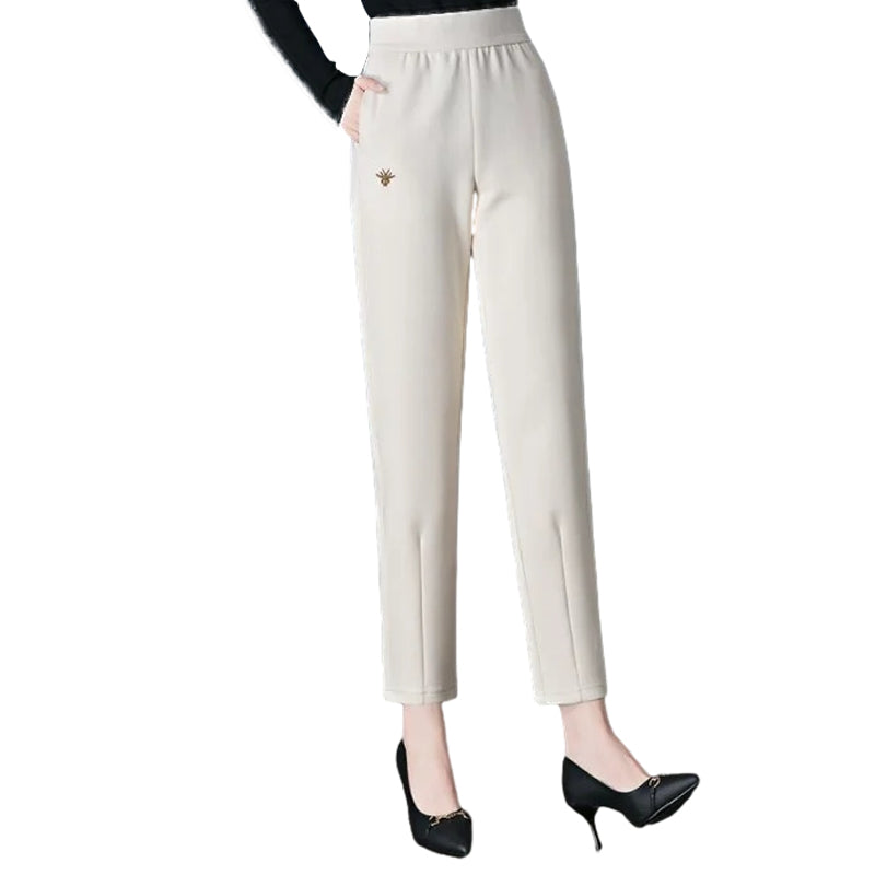 Loose-fitting High-waisted Slacks