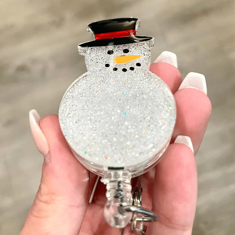 Christmas Retractable Badge