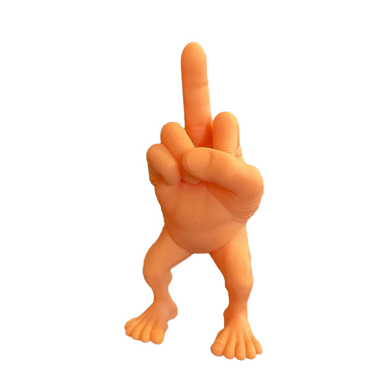 Middle Finger Figure with Legs