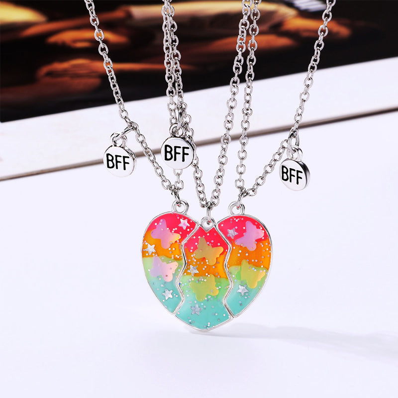 3 Piece Magnetic Necklace Best Friends