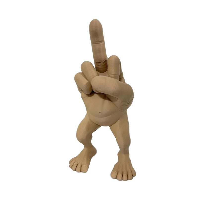 Middle Finger Figure with Legs