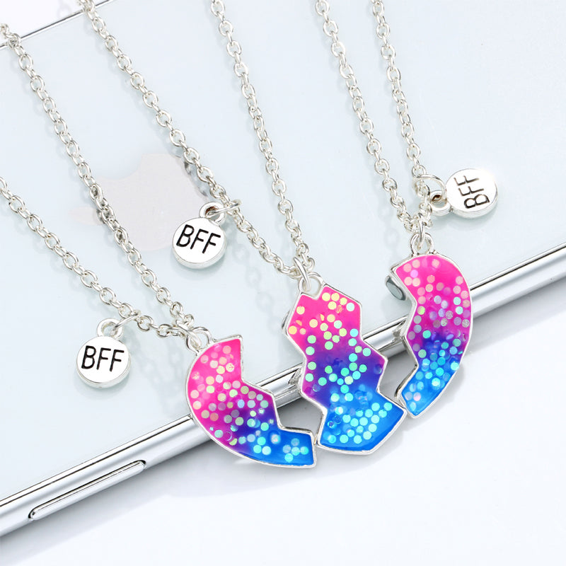3 Piece Magnetic Necklace Best Friends