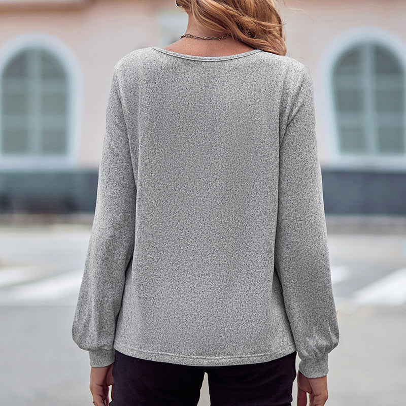 Long Sleeve Knitted Shirt