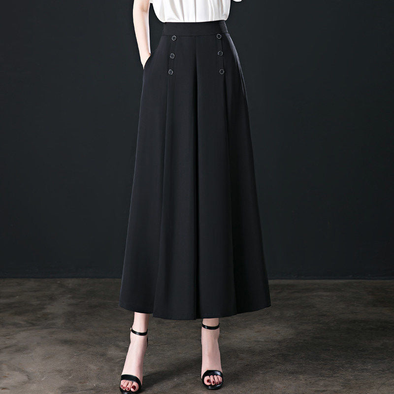 Pleated Wide Leg Pants