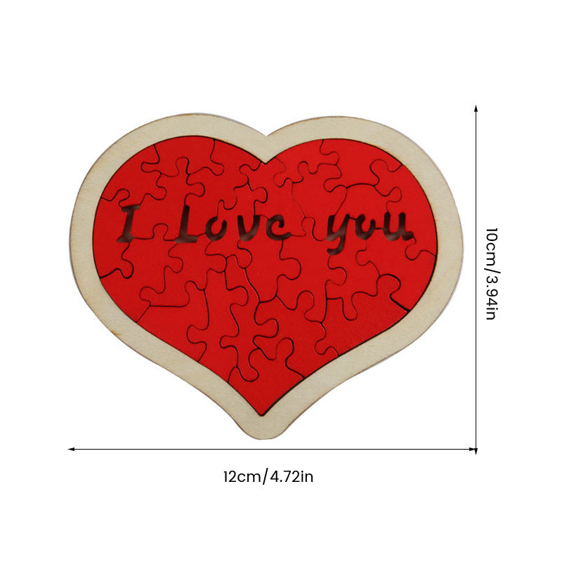 Heart Shape Puzzle|Say I Love You in 100 Languages