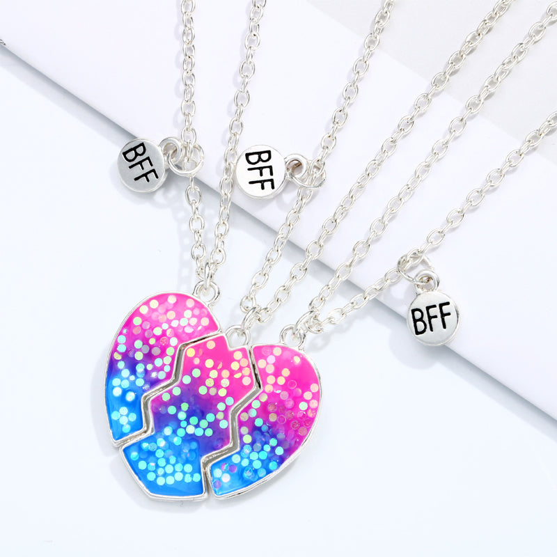 3 Piece Magnetic Necklace Best Friends