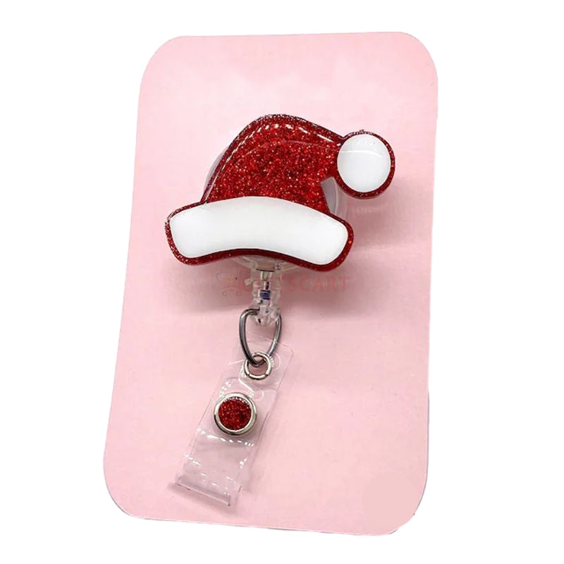 Christmas Retractable Badge