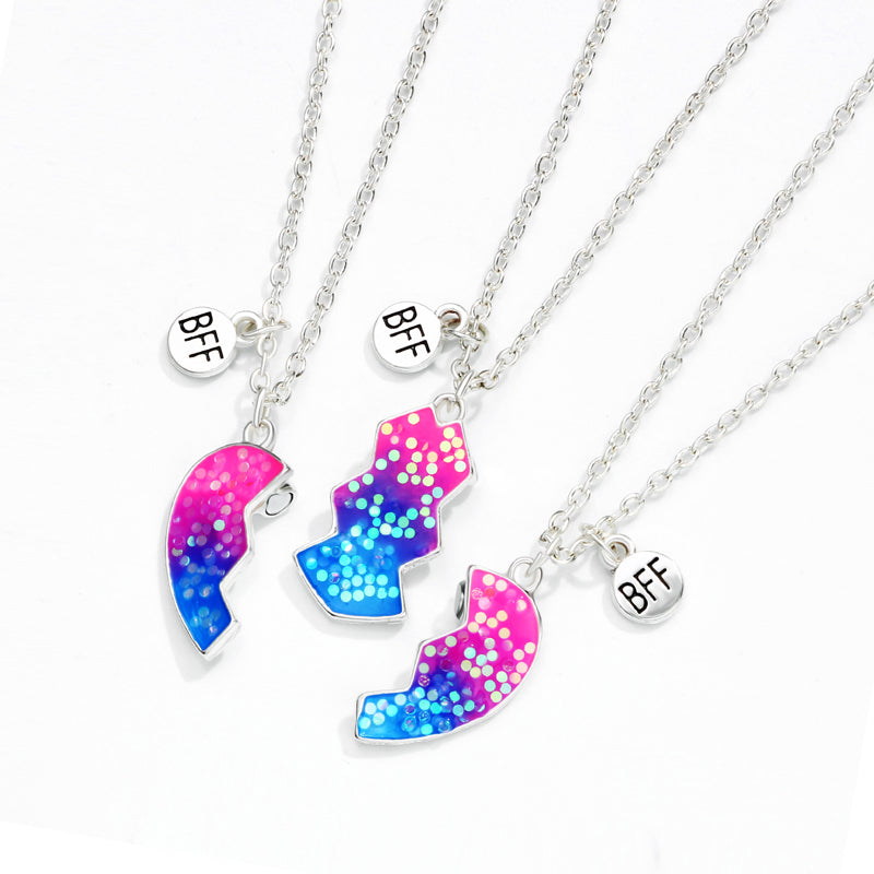 3 Piece Magnetic Necklace Best Friends