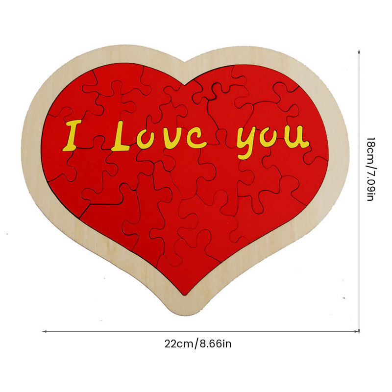 Heart Shape Puzzle|Say I Love You in 100 Languages