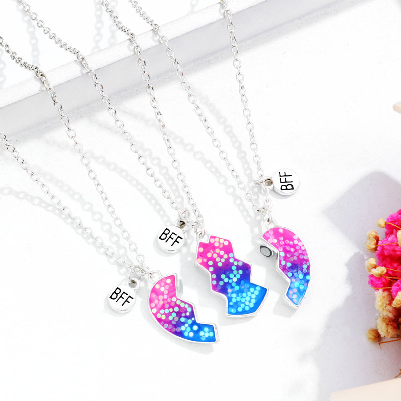 3 Piece Magnetic Necklace Best Friends