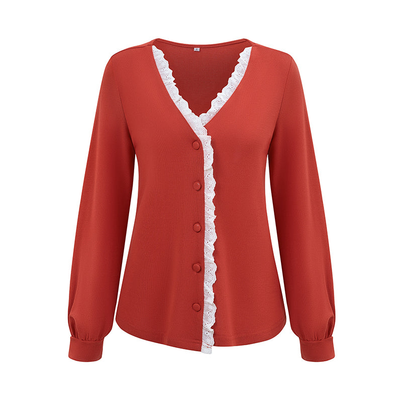 Long Sleeve Knitted Shirt