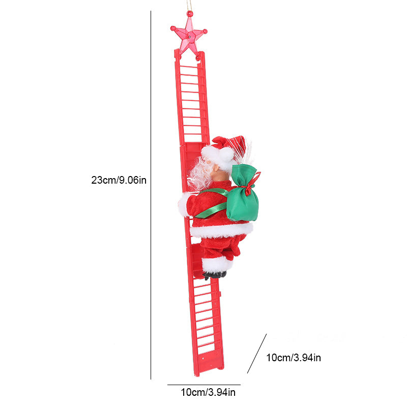Electric Chimney Climbing Santa Claus Musical Toys