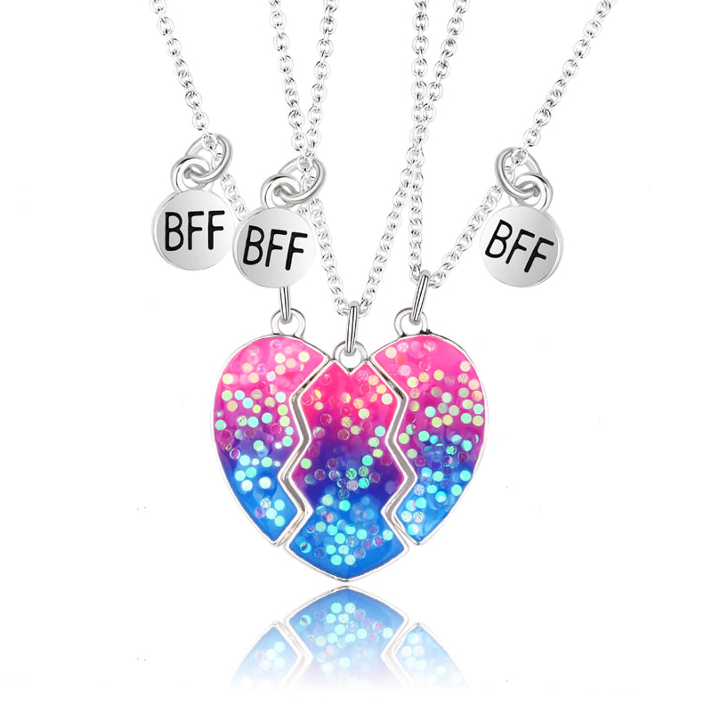 3 Piece Magnetic Necklace Best Friends