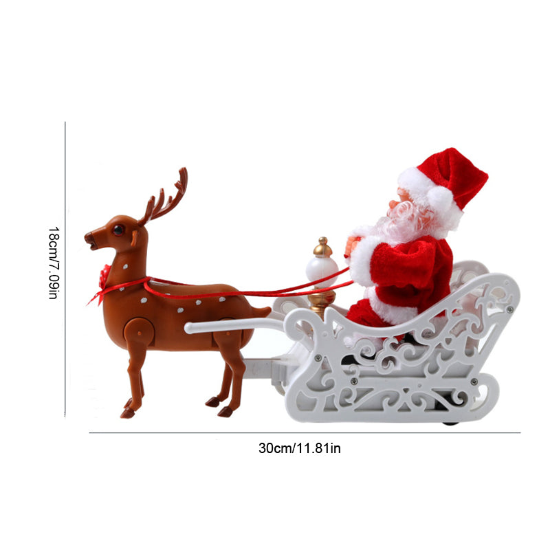 Electric Chimney Climbing Santa Claus Musical Toys