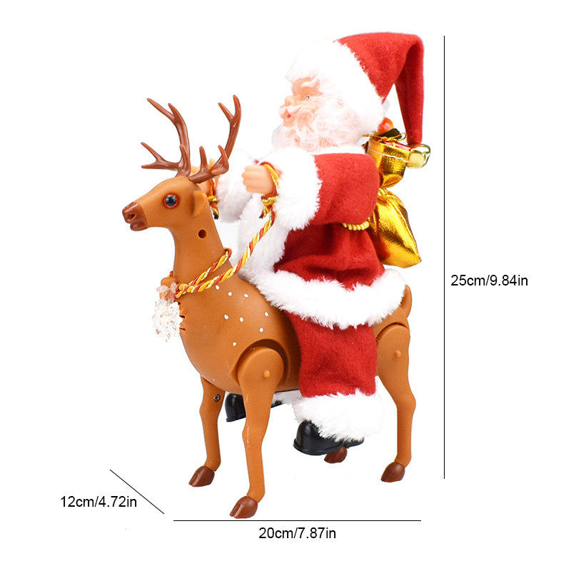 Electric Chimney Climbing Santa Claus Musical Toys