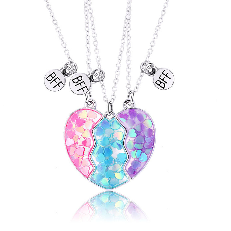3 Piece Magnetic Necklace Best Friends