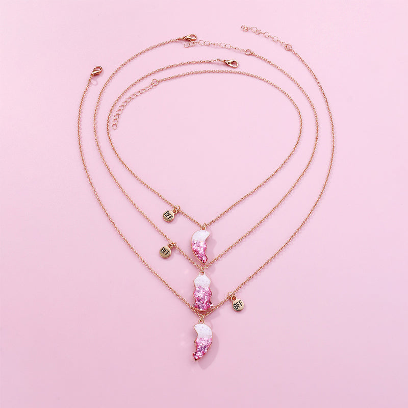3 Piece Magnetic Necklace Best Friends