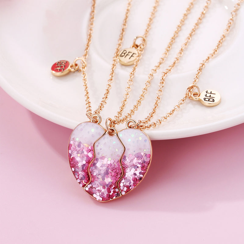 3 Piece Magnetic Necklace Best Friends