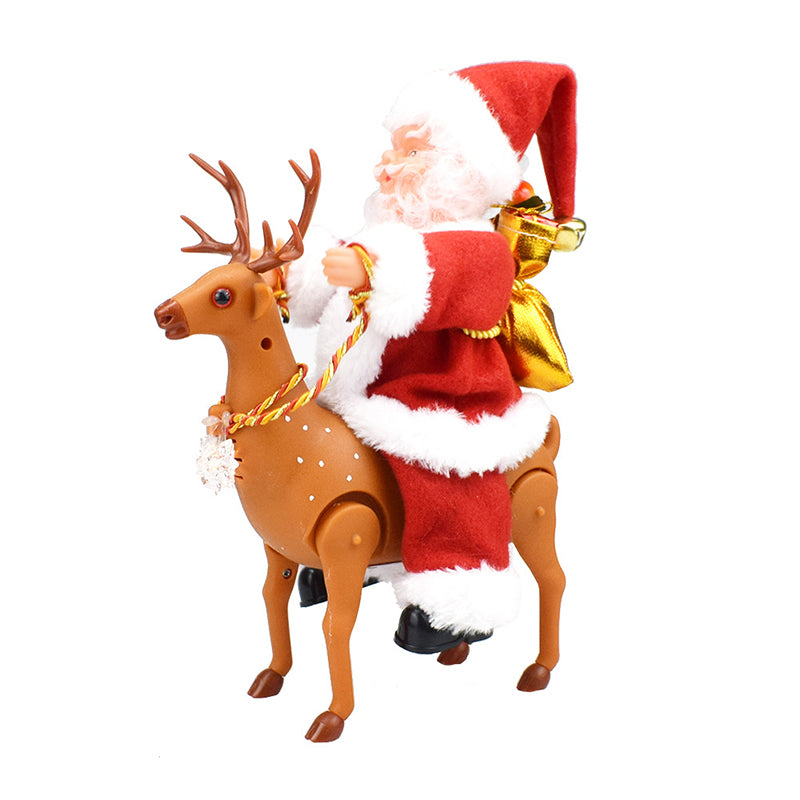 Electric Chimney Climbing Santa Claus Musical Toys