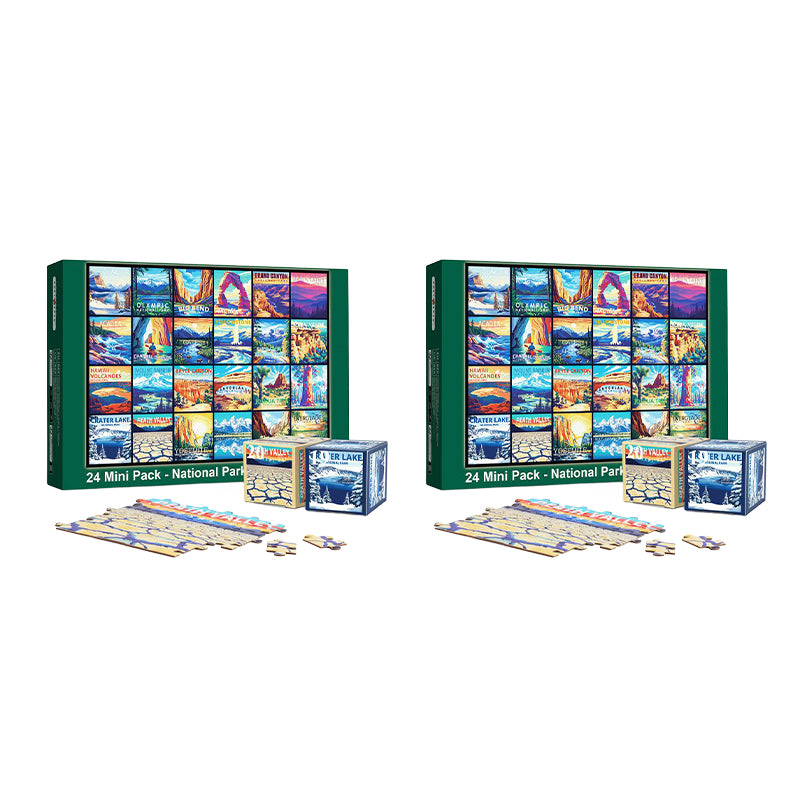 24 Mini Pack 1000 Pieces Jigsaw Puzzle