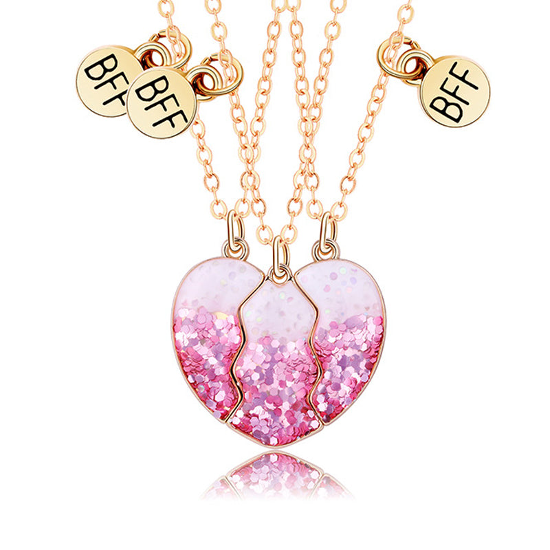 3 Piece Magnetic Necklace Best Friends