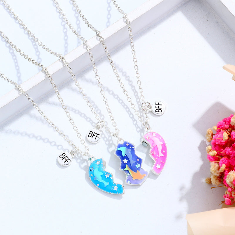 3 Piece Magnetic Necklace Best Friends