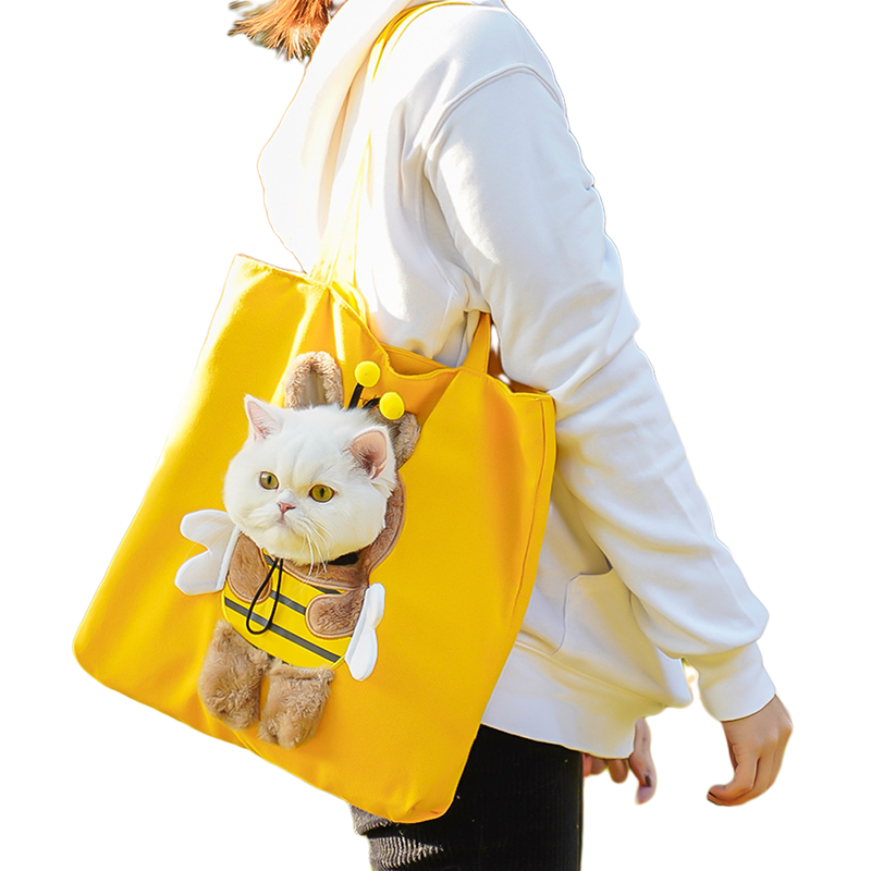 Show Head Pet Canvas Shaped Shoulder Bag