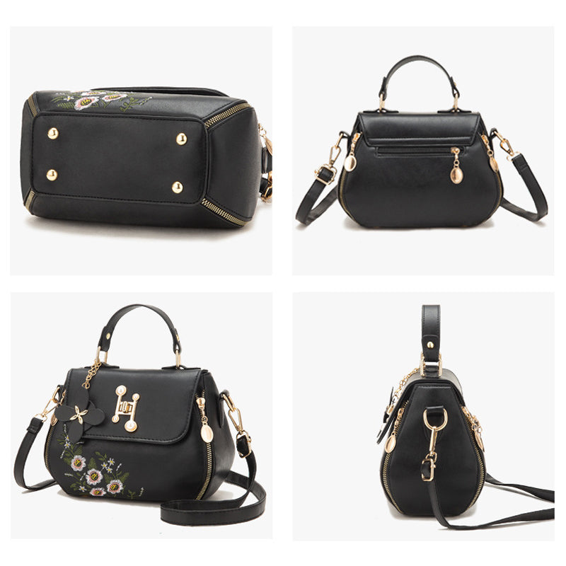 Fashion Embroidered Bucket Bag