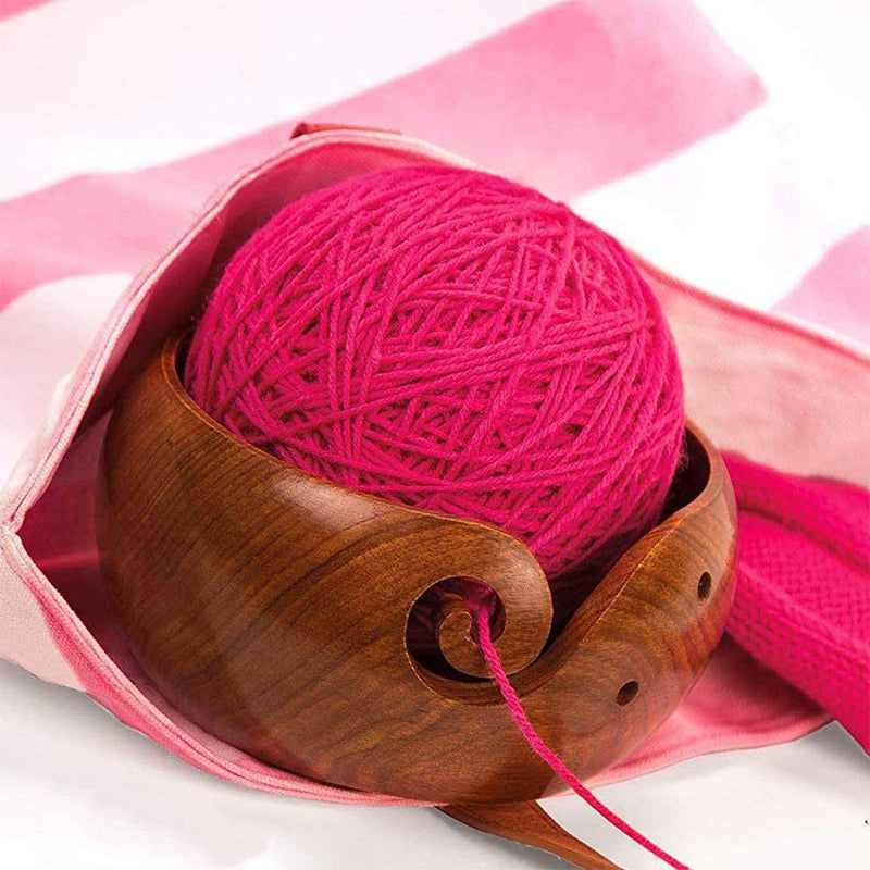 Handmade Wooden Wool Organizer