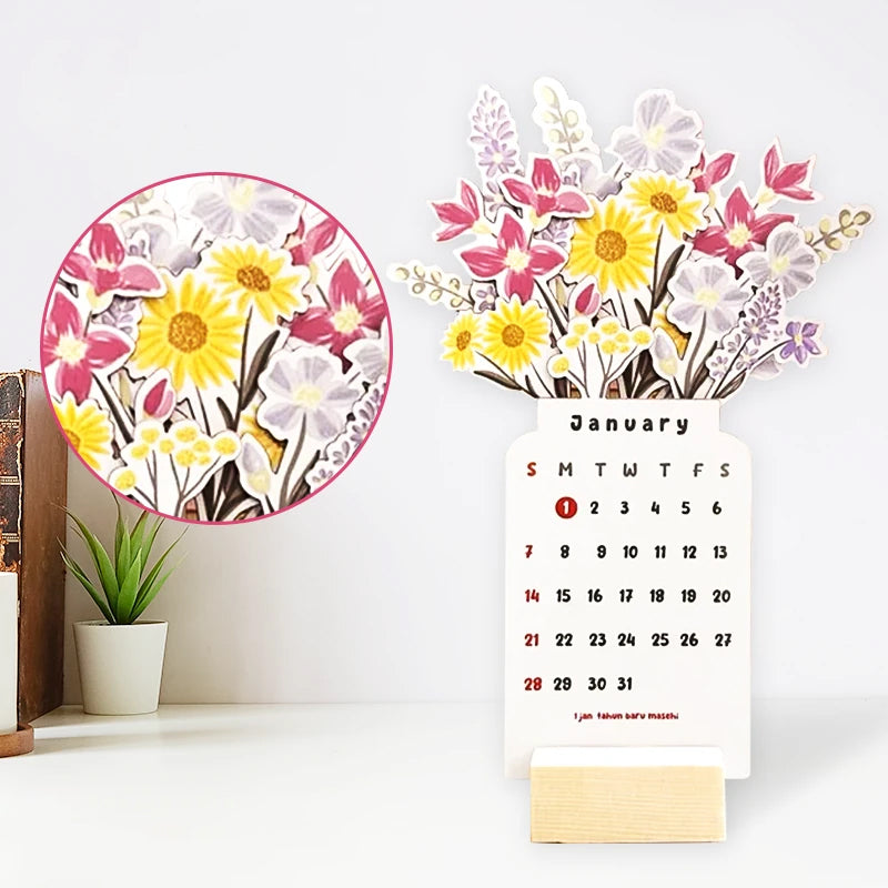 2024 Wooden Frame Calendar