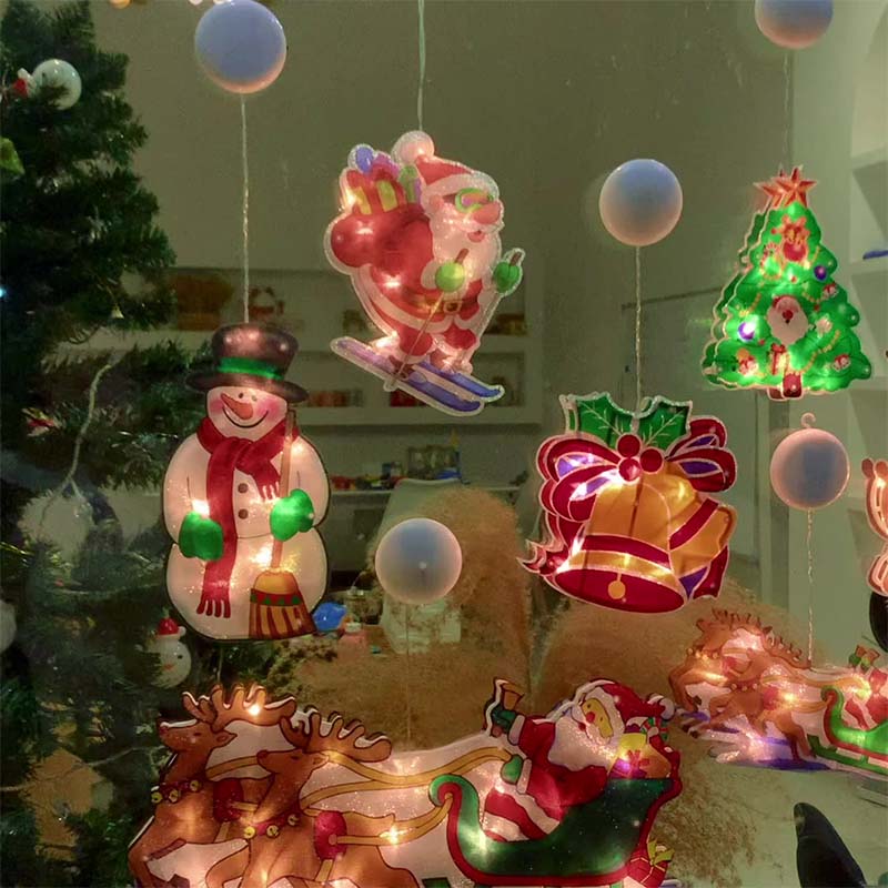 Christmas Window Suction Cup Lights