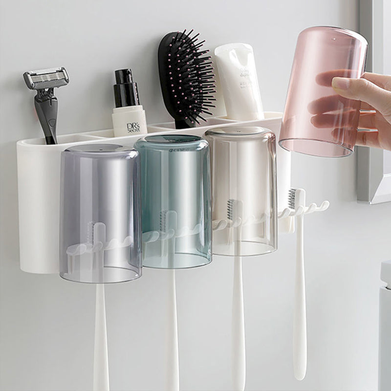 Hole-free Toothbrush Storage Rack