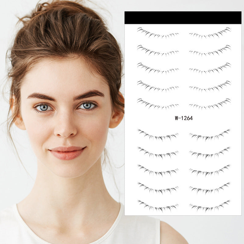 Lower Eyelash Tattoo Sticker Set