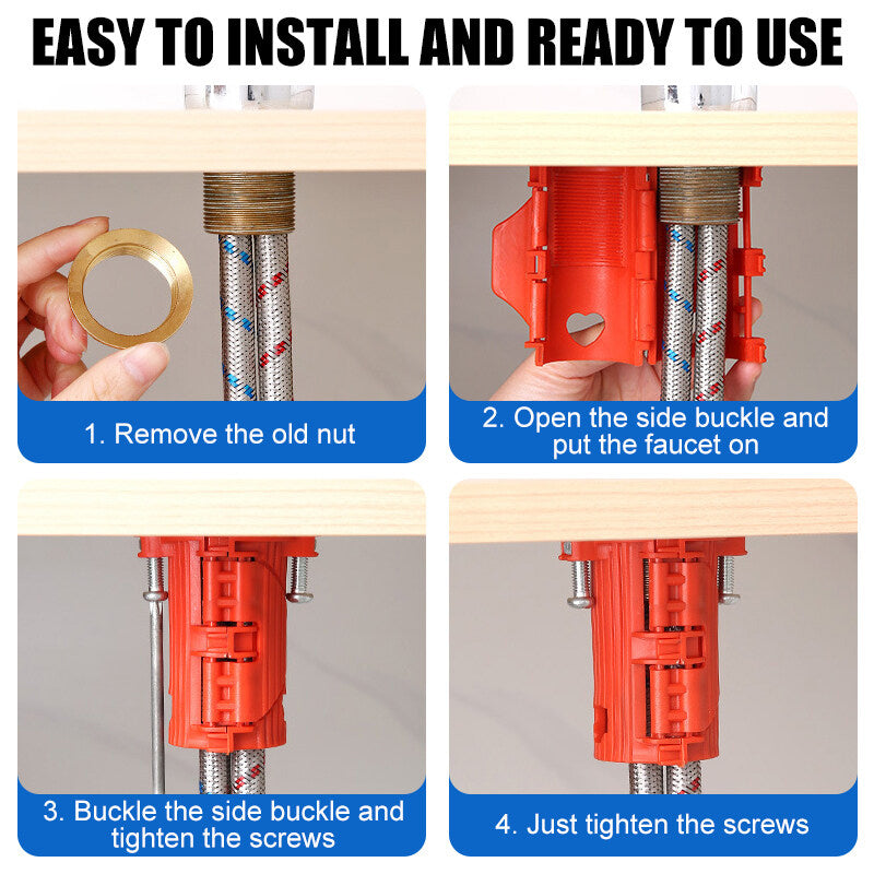 Faucet Fixing Quick Install Locknut