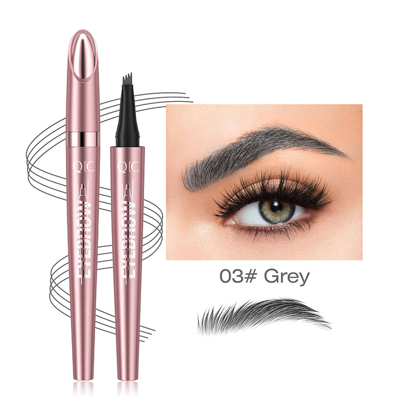 Four-claw liquid eyebrow pencil