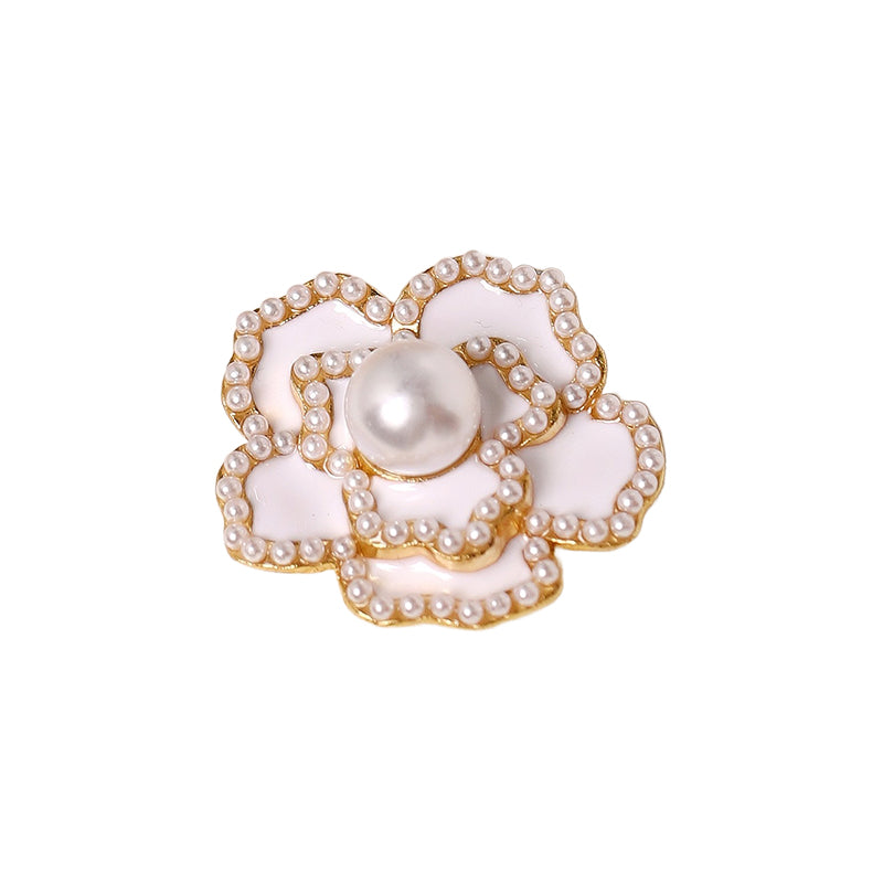 Camellia Flower Button