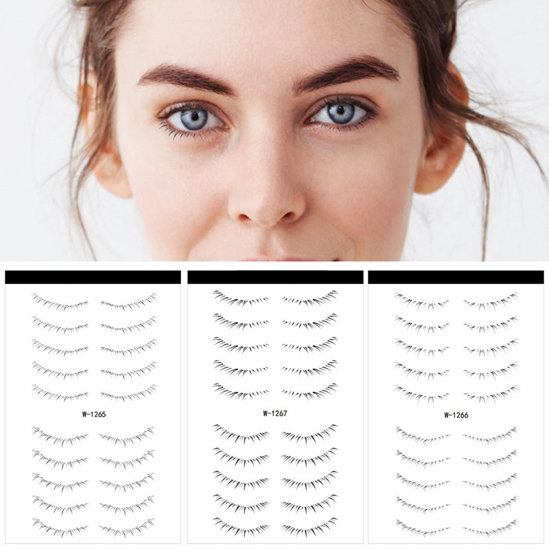 Lower Eyelash Tattoo Sticker Set