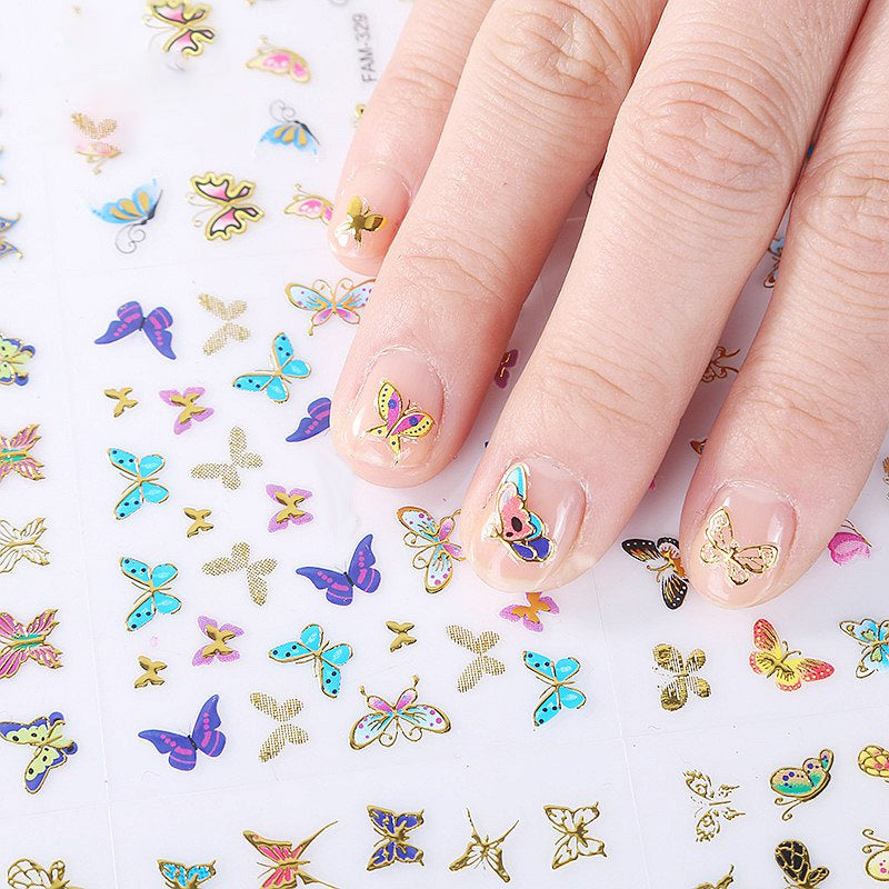 Nail Decals Butterfly Stickers