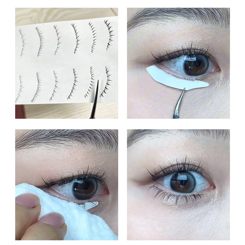 Lower Eyelash Tattoo Sticker Set