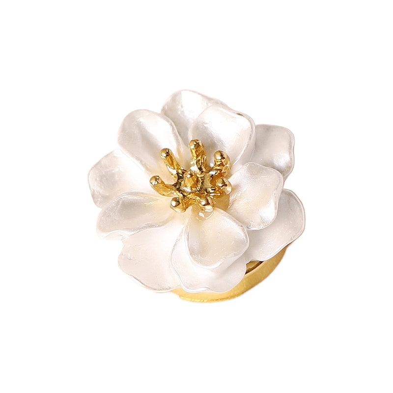 Camellia Flower Button