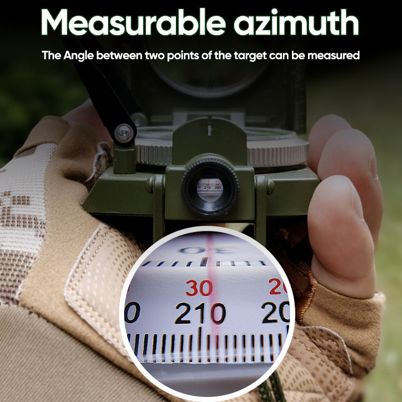 Military Grade Lensatic Sighting Compass