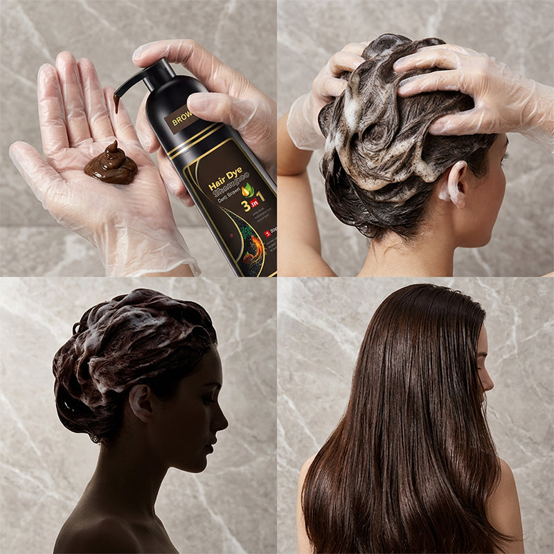 Herbal 3-in-1 Hair Dye Shampoo