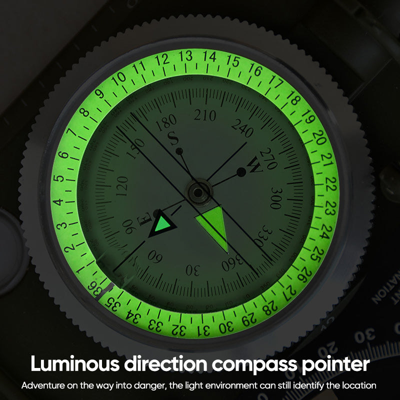 Military Grade Lensatic Sighting Compass