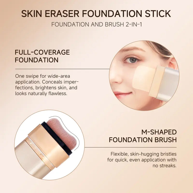2 in 1- Luxury Anti-Wrinkle Foudation Stick