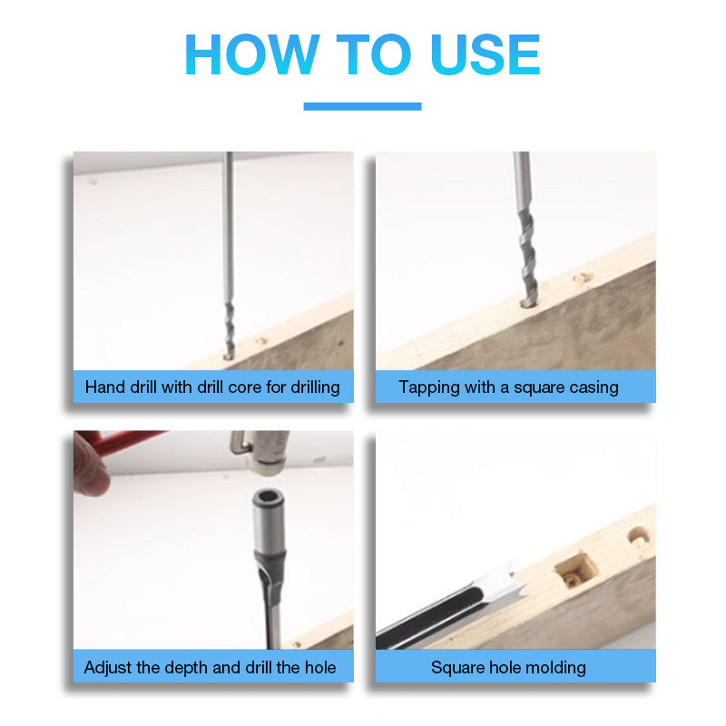 Woodworking Square Hole Drill Bits
