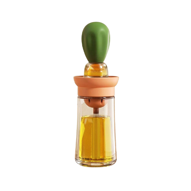 Oil Dispenser Bottle with Silicone Brush