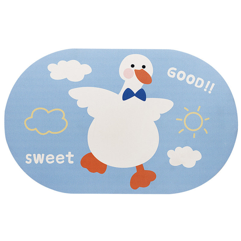 Microfiber non-slip cartoon floor mat