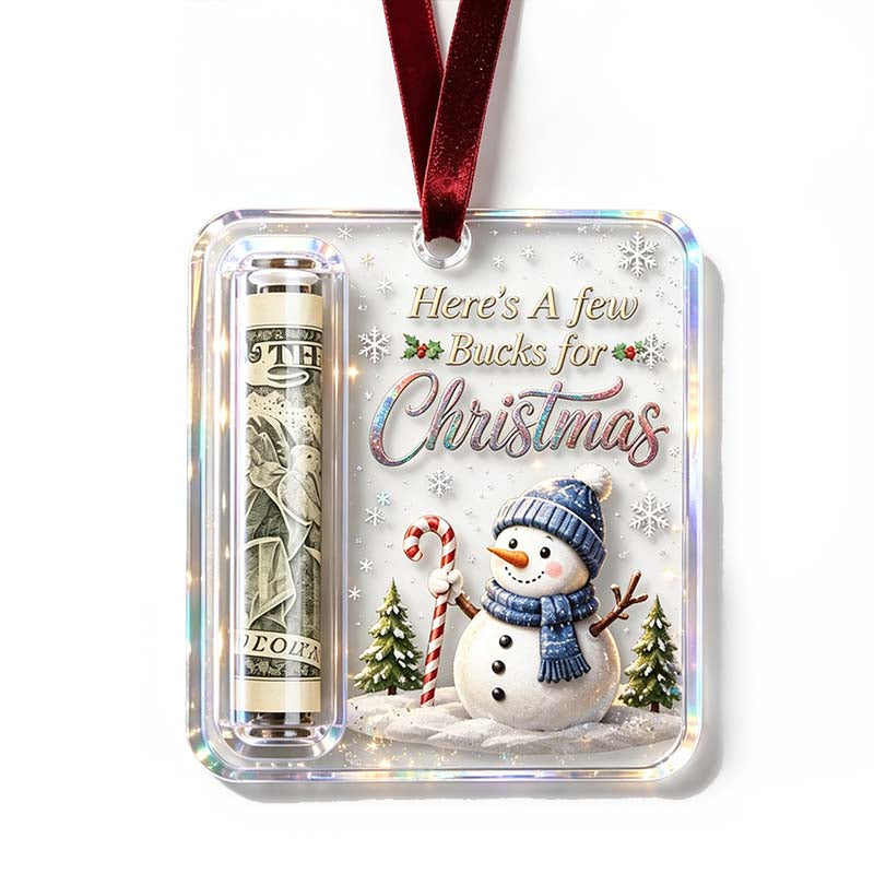 Christmas Cash Gift Ornament